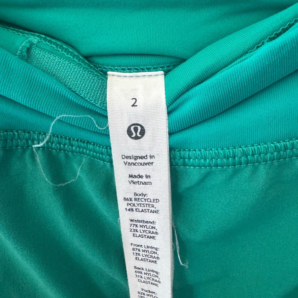 Lululemon Athletica Turquoise Skort - Picture 3 of 4